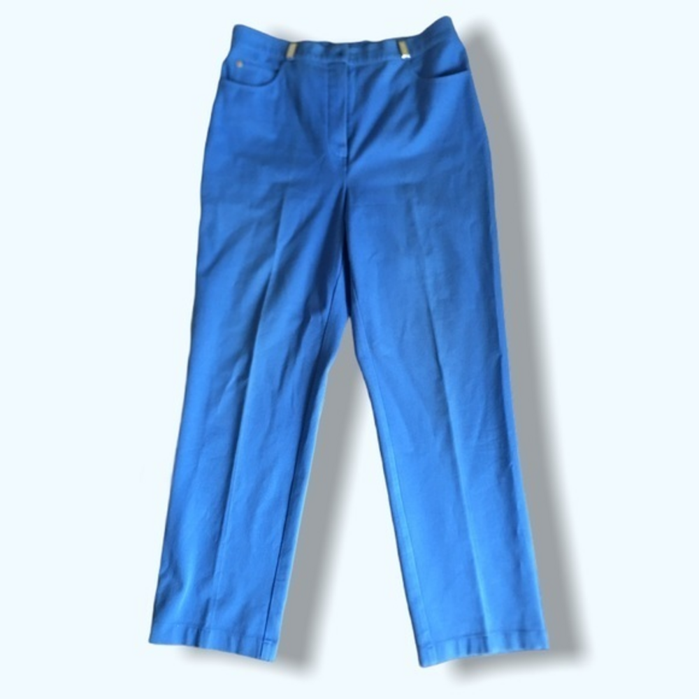 St John Sport Blue Pants Authentic Size 10‎ EUC